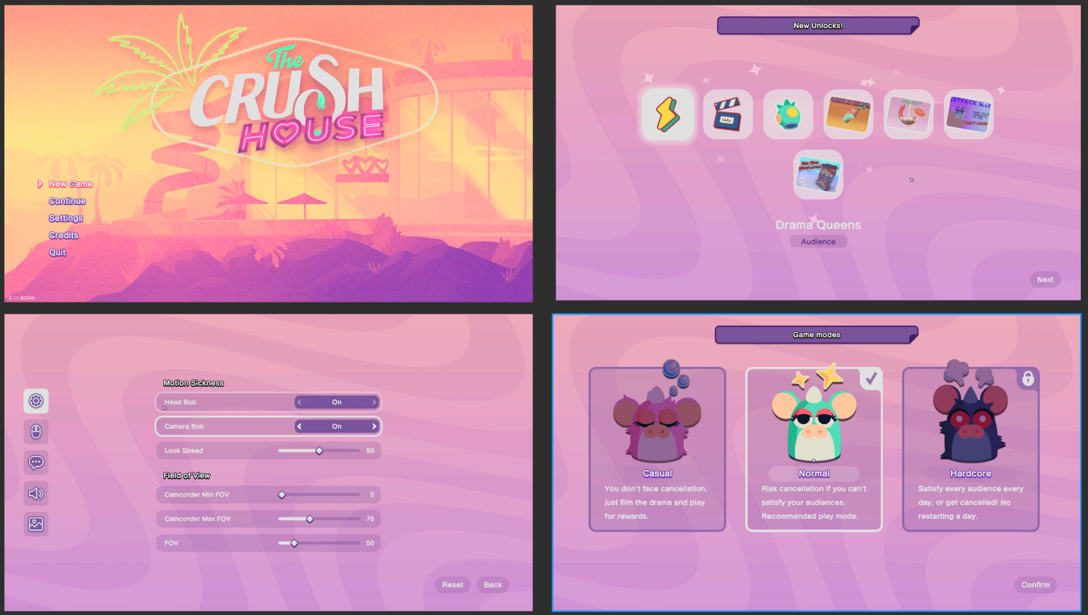 Art style reference — soft UI and character style